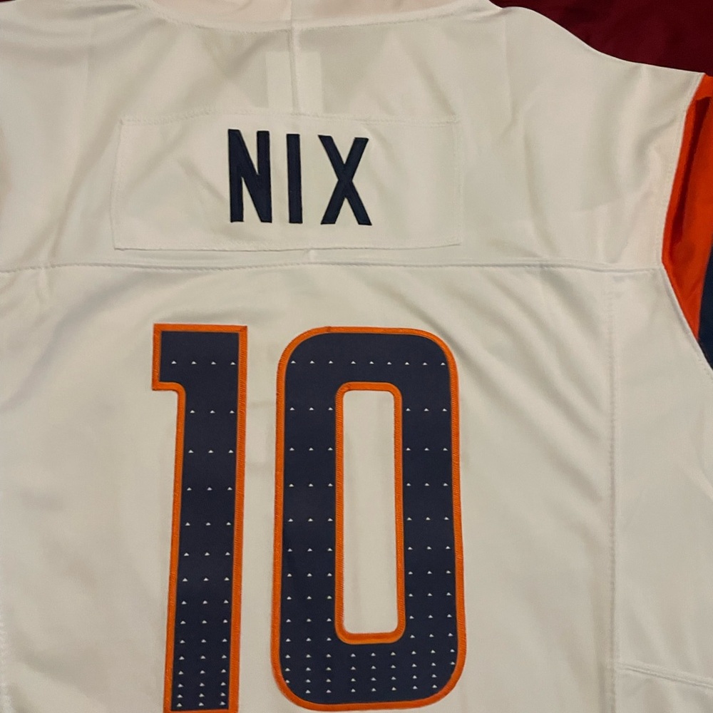 Men's Nike Bo Nix  Denver Broncos  Jersey - Picture 5 of 6